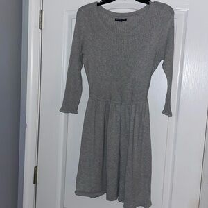 American Eagle light gray sweater dress, size L, EUC